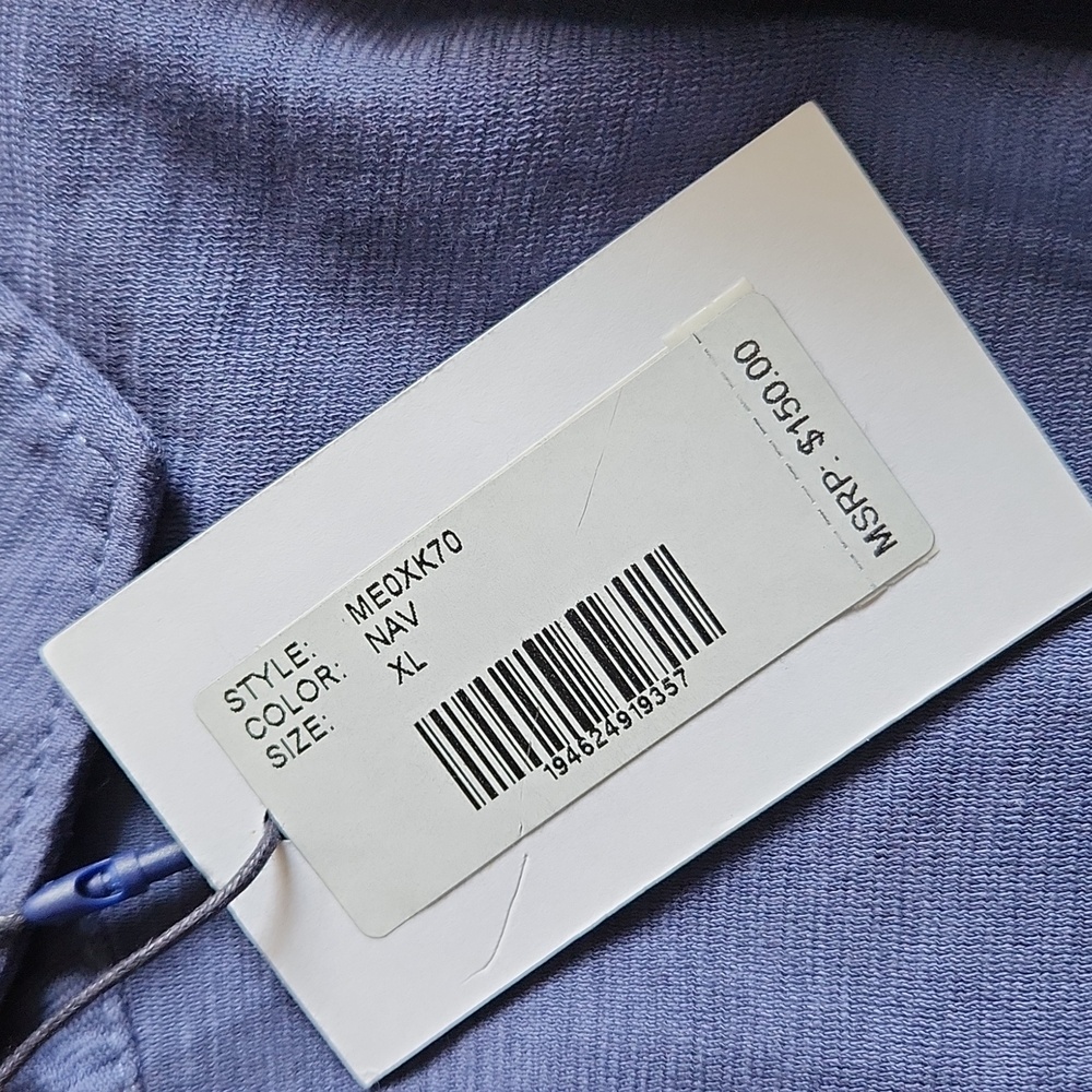 Peter Millar Journeyman Polo Shirt in Navy - Picture 10 of 14